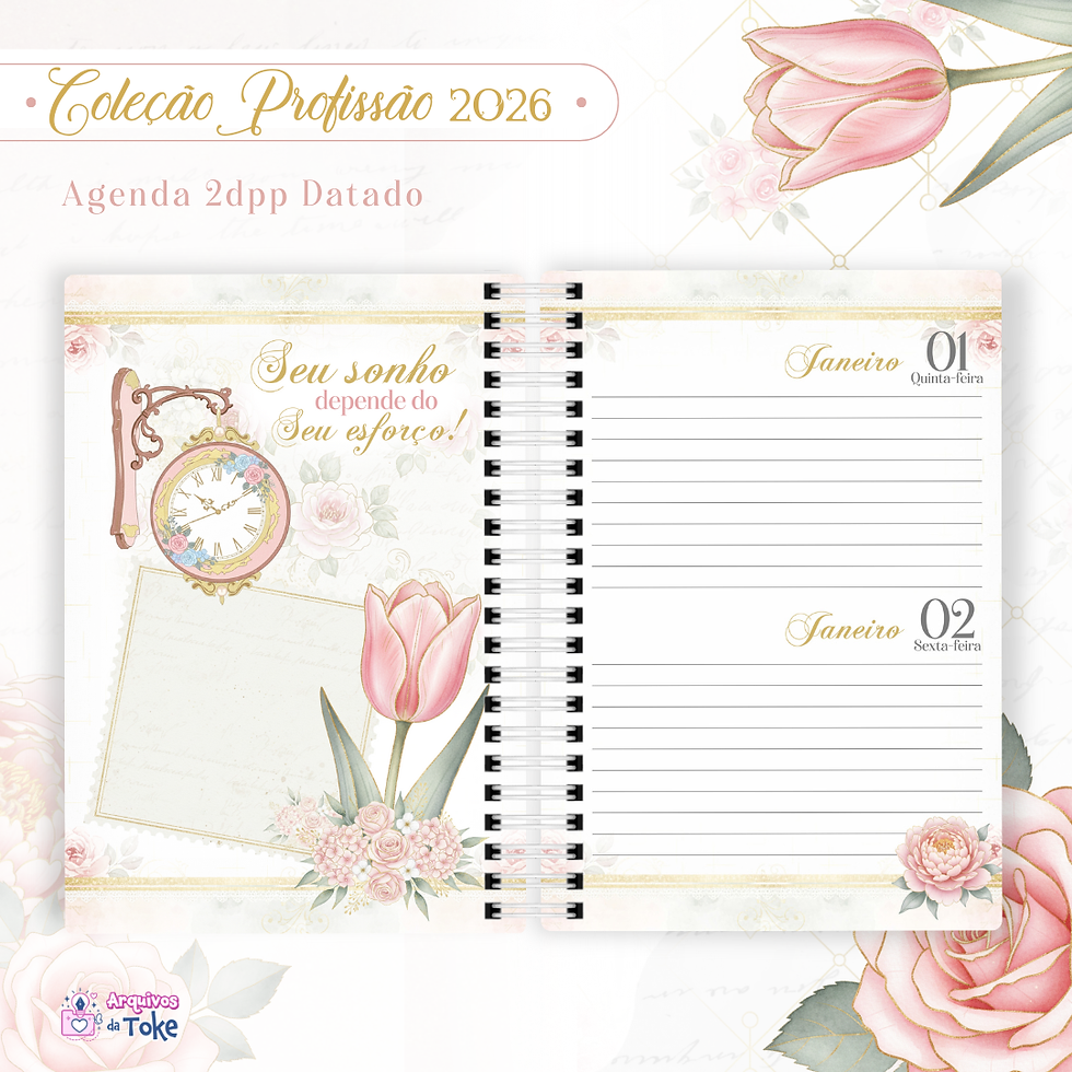 Miniatura: COLEÇÃO PROFISSÃO 2026 - FEMININO E MASCULINO