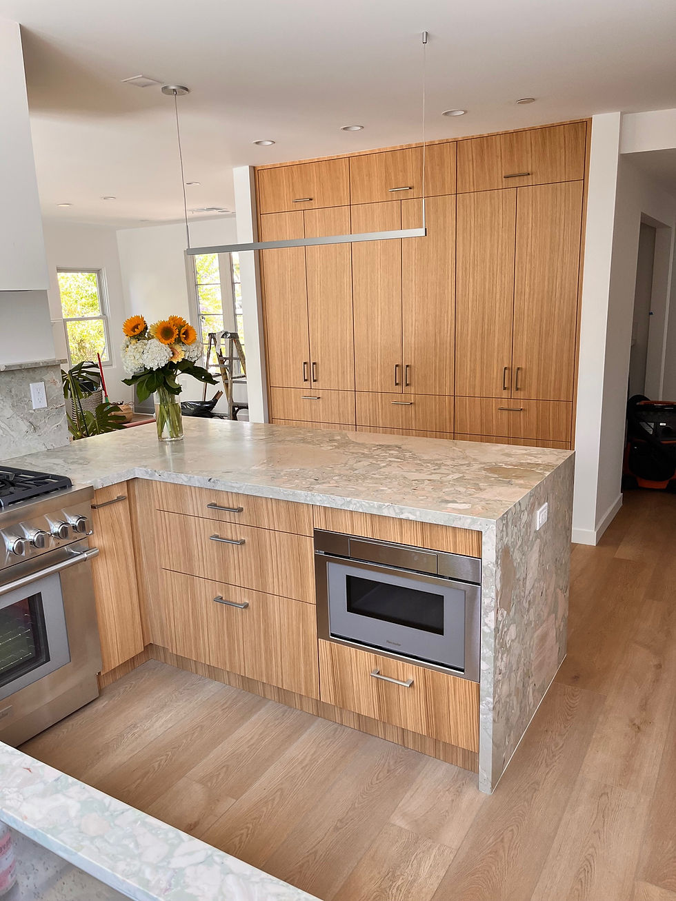 IKEA cabinetry installation with Modern Twig doors