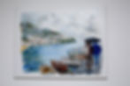 Miniatura: "Paseo en el puerto" - Óleo - Medidas 92 x 73 cm