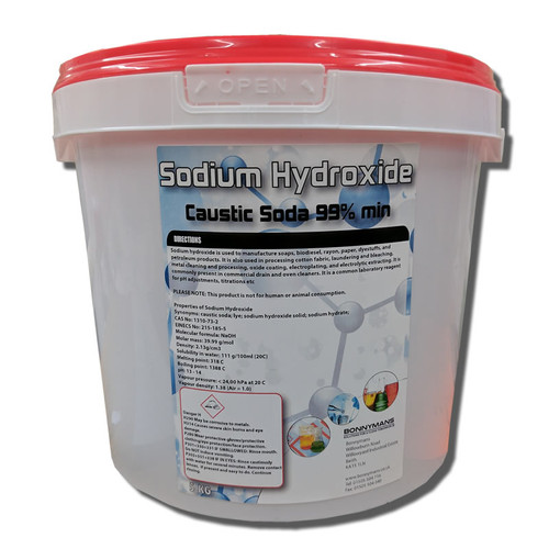 Sodium Hydroxide Pearl (NaOH) Caustic Soda Pearl Bonnymans