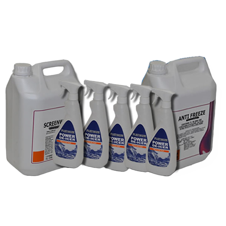 Winter Car Care Pack - De-Icer, Screenwash & Antifreeze
