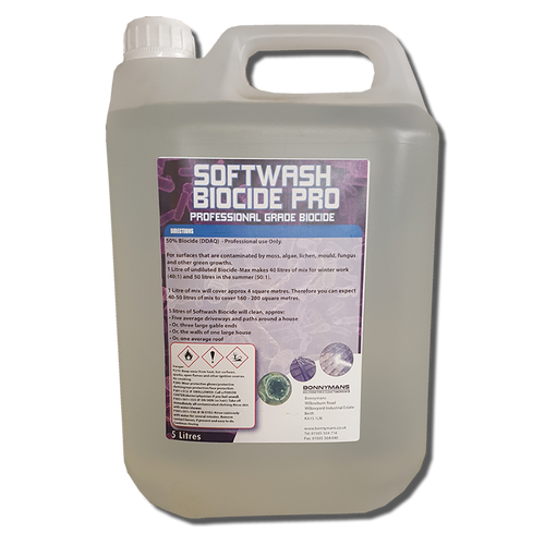 Softwash Biocide Pro DDAC Based Professional Grade Biocide Bonnymans