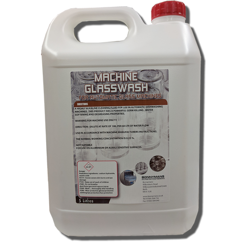 Machine Glass Wash For Automatic Machines Bonnymans