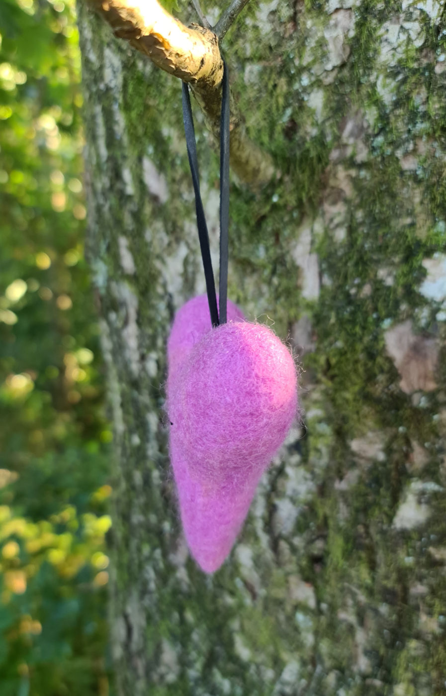 Miniatyrbilde: Ullhjerte rosa