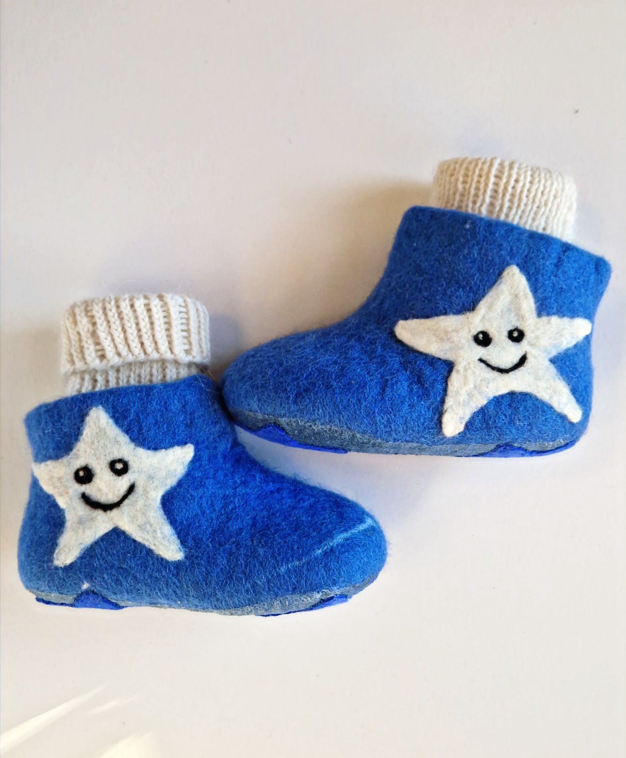 Babytøflar med stjerne!