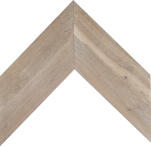 Special finished chevron parquet flooring