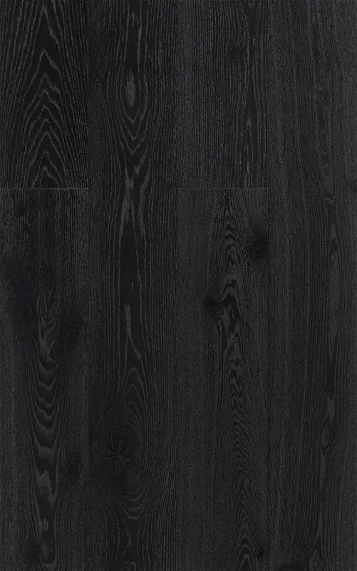 Deep Black engineered oak wood flooring