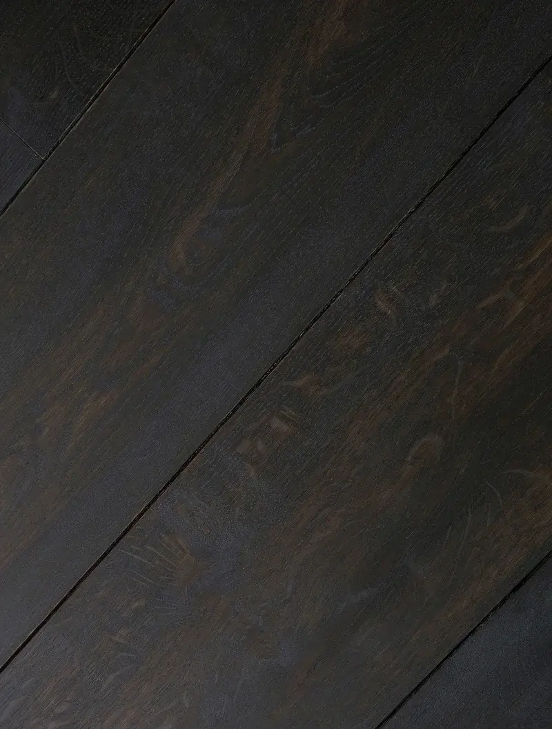 Intensive Black oak wood flooring
