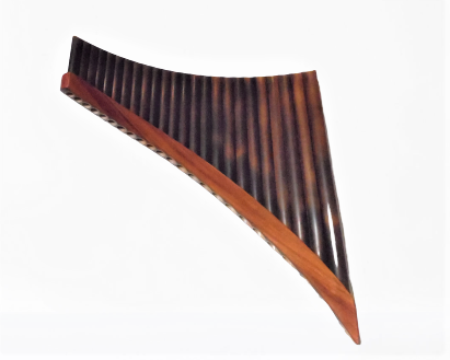 Thumbnail: Lupaca Semi-Burnt Bamboo Pan Flute