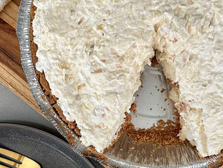 When the summer heat is in full swing, the last thing anyone wants to do is turn on the oven. That's exactly why this gluten-free No-Bake Pineapple Cream Pie is one of my favorite warm weather desserts. It's cool, creamy, and packed with bright pineapple flavor, all while coming together with just a handful of simple ingredients.