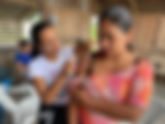 População ribeirinha do alto rio Tarauacá recebe imunização de rotina e contra covid-19