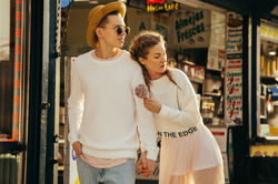 Fashion photoshoot couple
