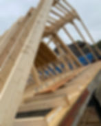 loft extension beams being fitted