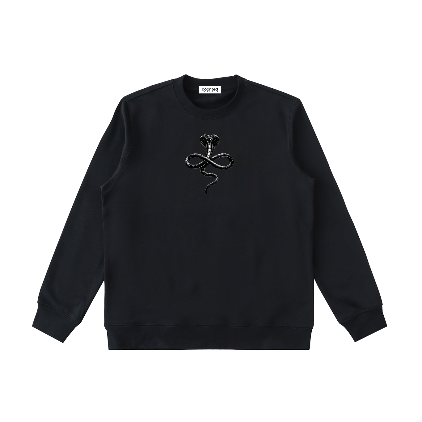 Black Wanted Forever Long Sleeve Jumper
