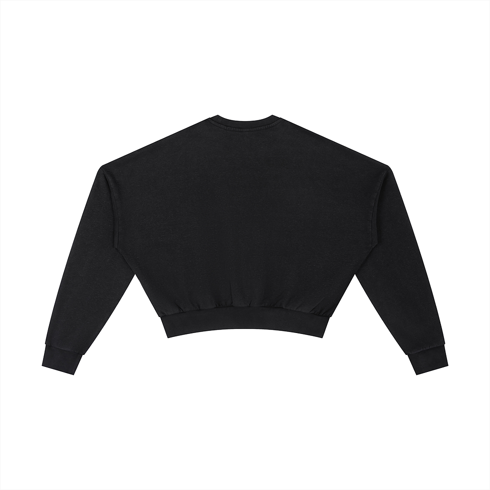 Thumbnail: Black wanted Forever Cropped Sweatshirt