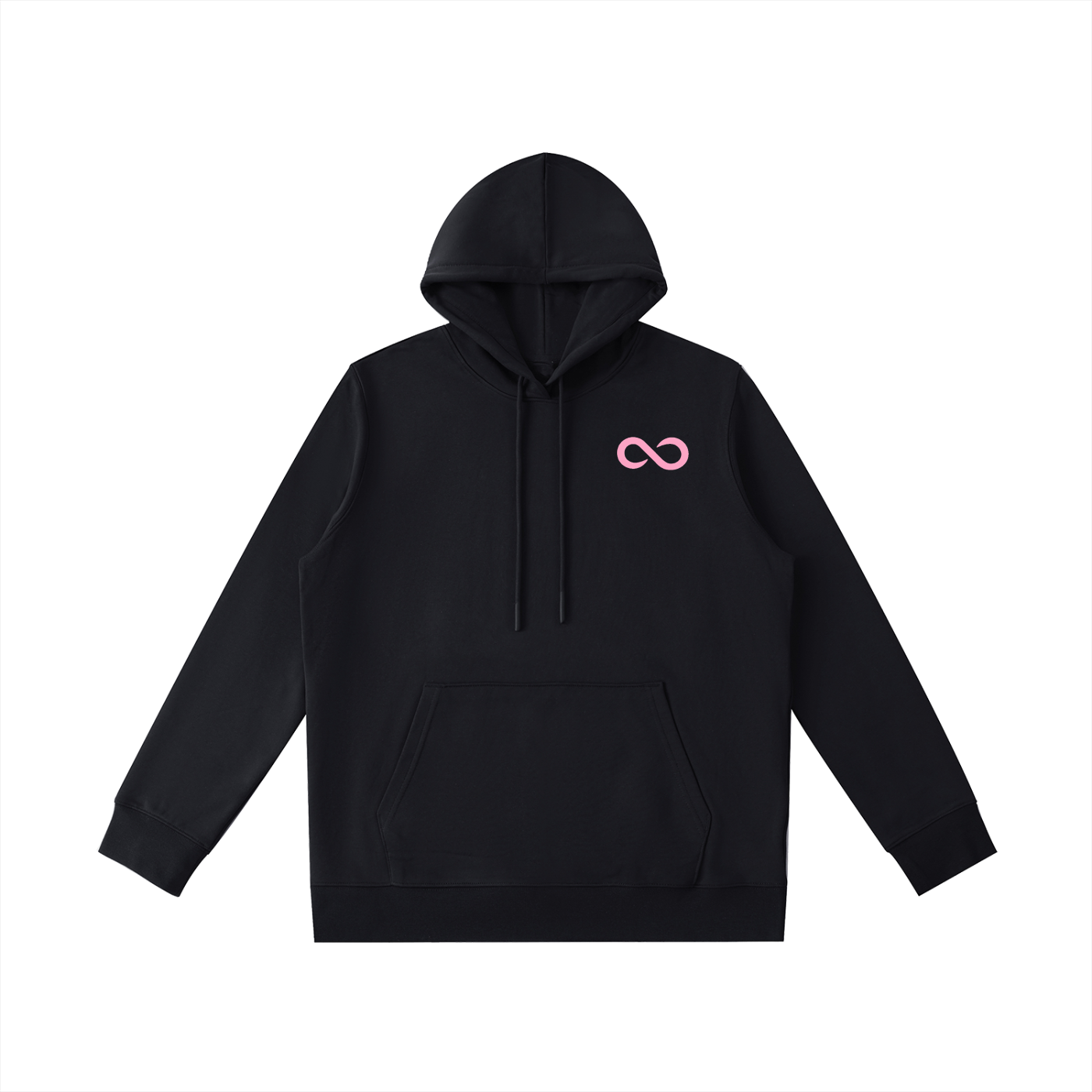 Pink and Black Wanted Forever Hoodie
