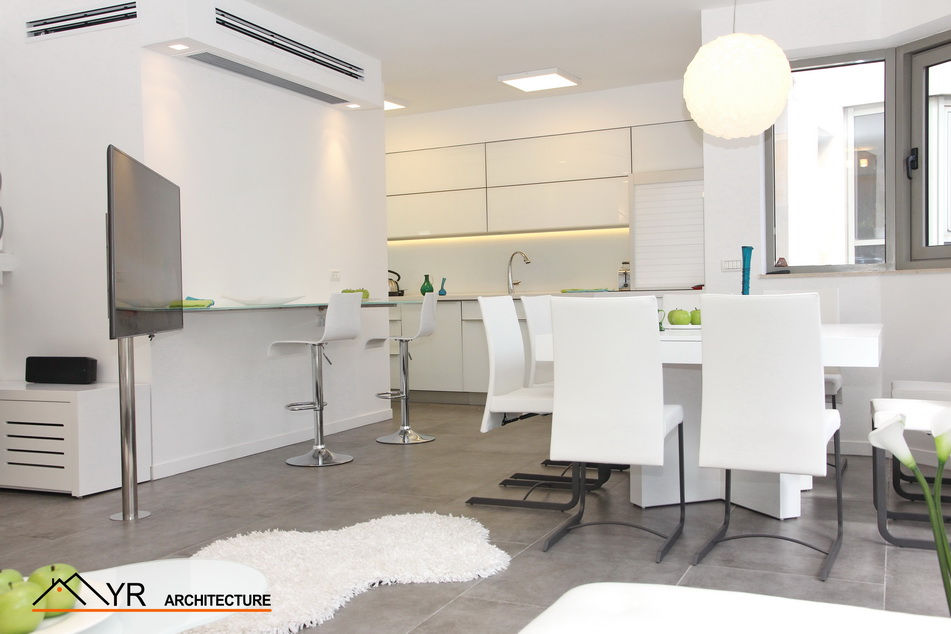 דירת גג בצפון תל אביב אדריכלות