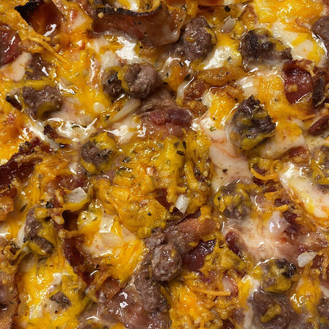 Bacon Cheeseburger Pizza