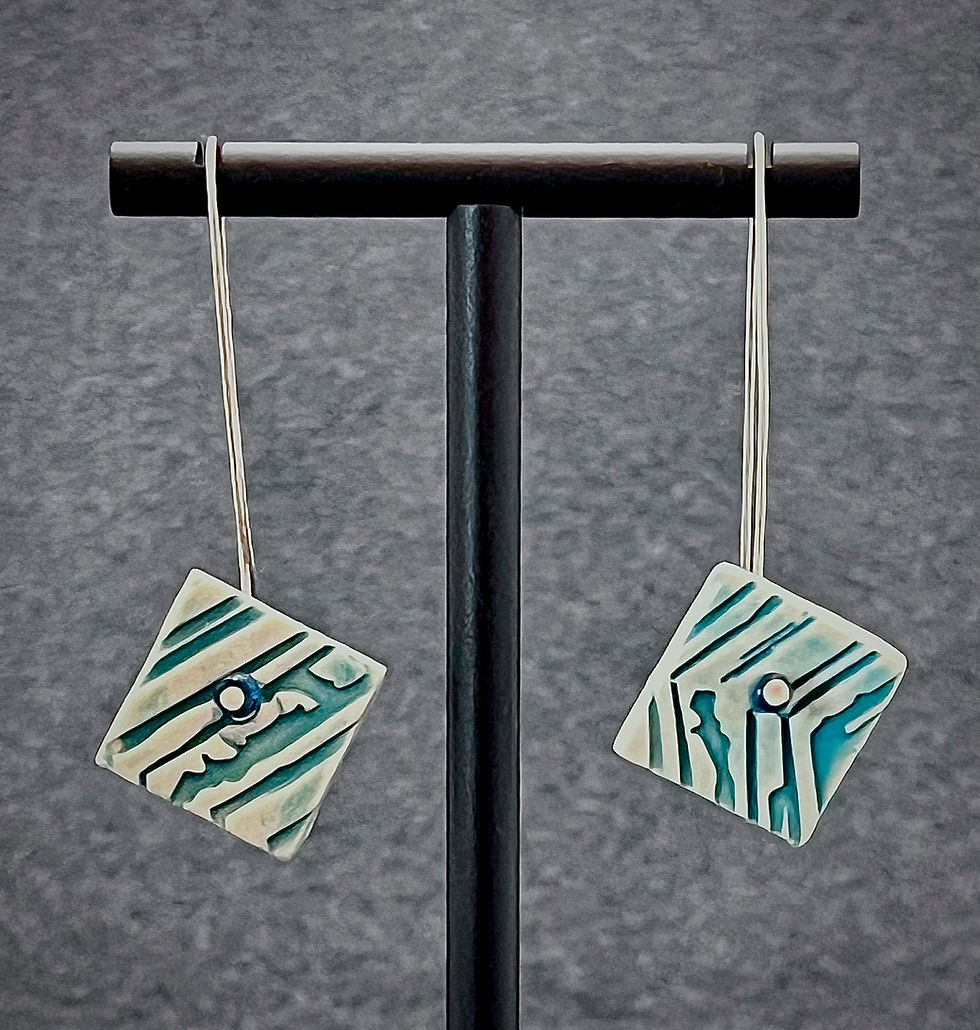Thumbnail: Spinning Square Earrings