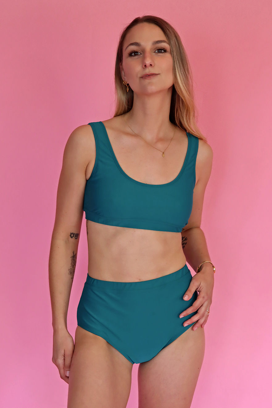 Thumbnail: Teal Crop Top