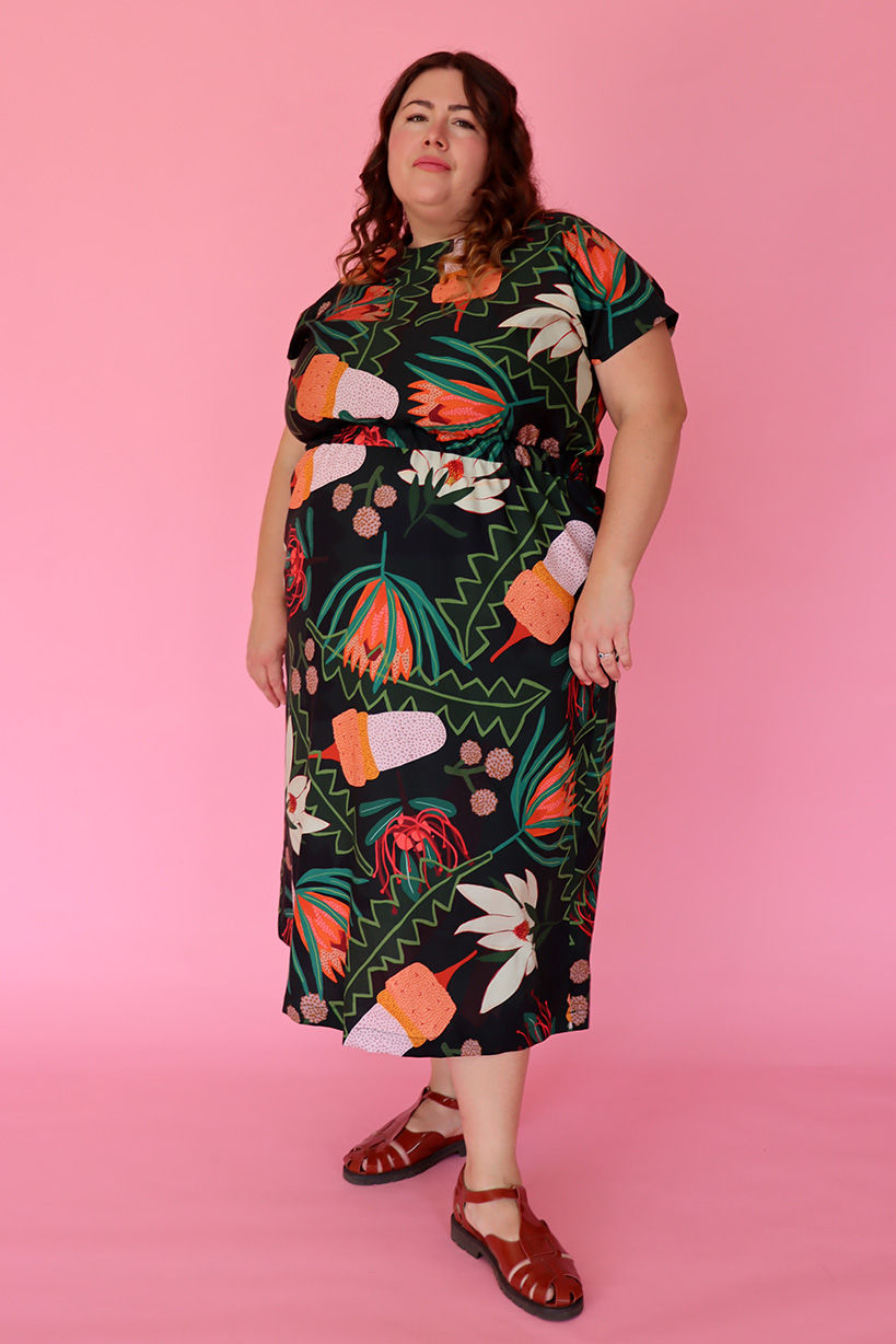 Thumbnail: Protea Smock Dress