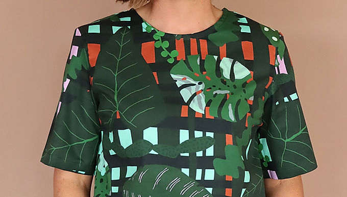Plant Check Mid Sleeve Top