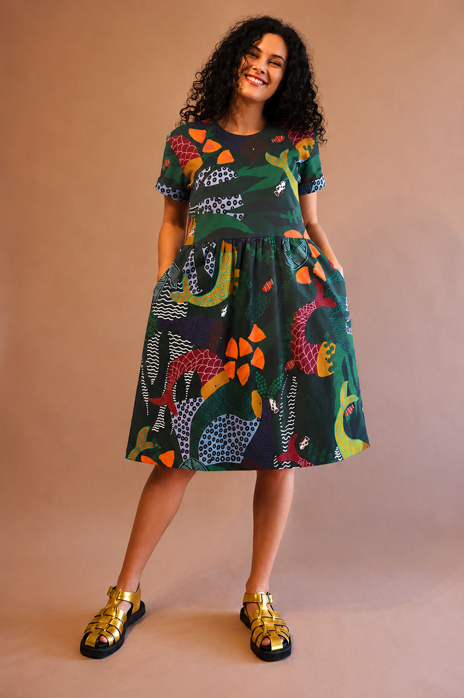 Thumbnail: Mermaid Smock Dress