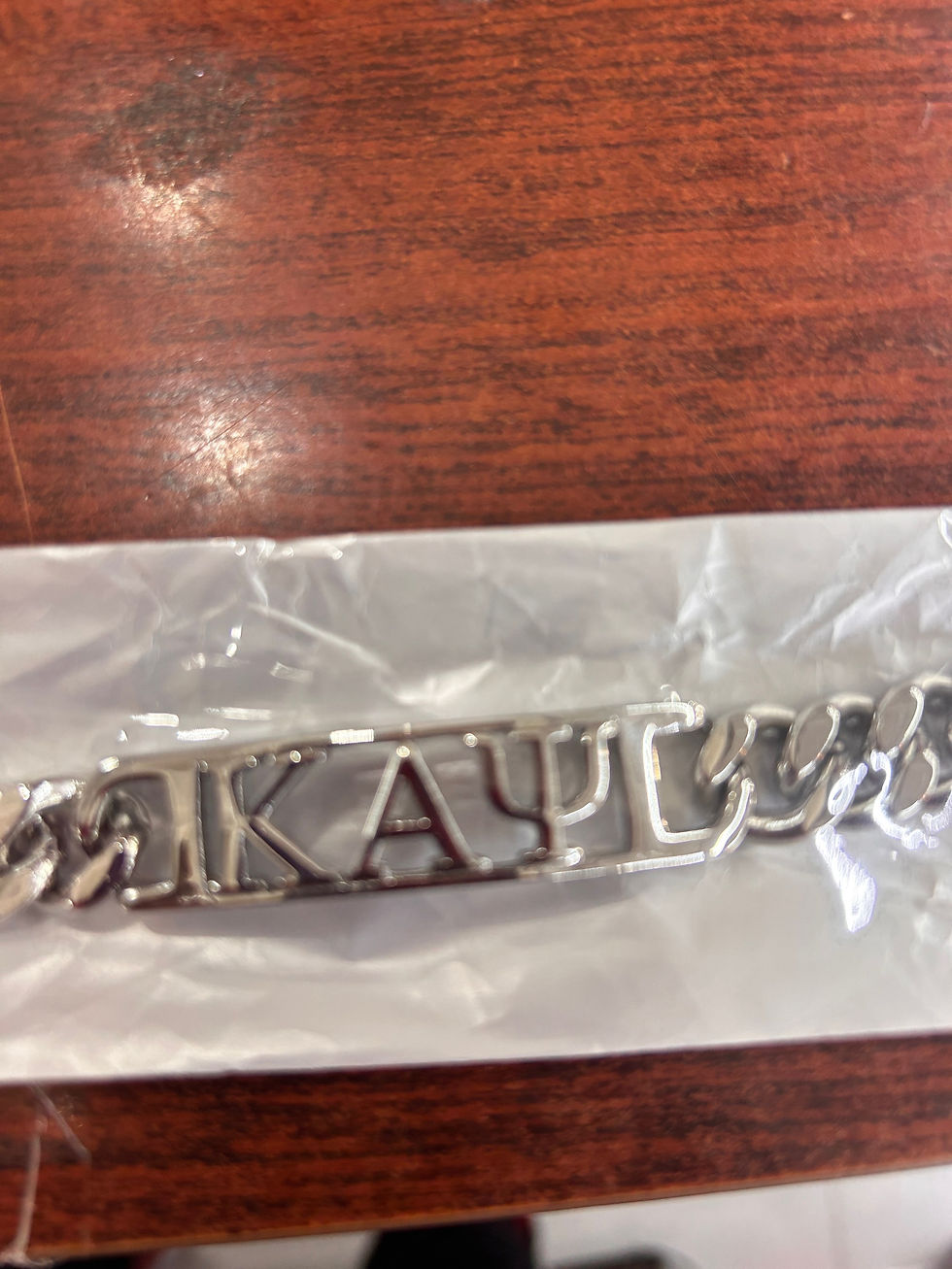 Thumbnail: Sterling silver Kappa Bracelet