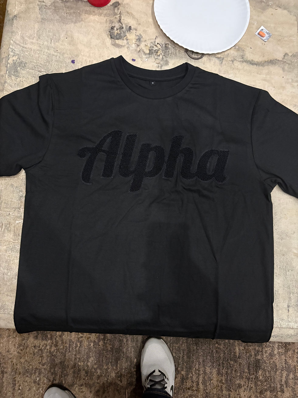 Thumbnail: All Black Alpha chenille