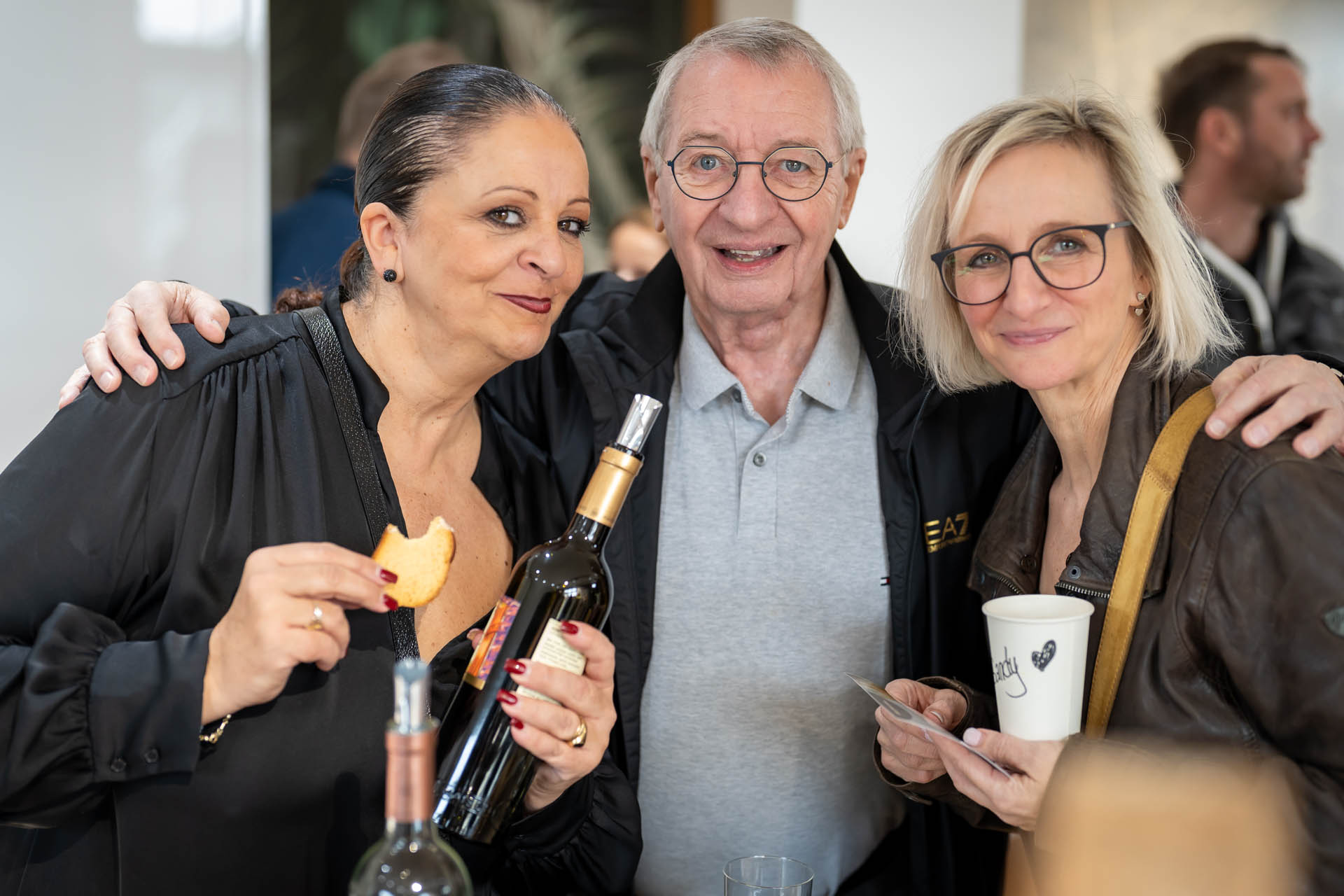 Lori, Piet und Sandra - Eröffungsfeier Iris Foto Luzern