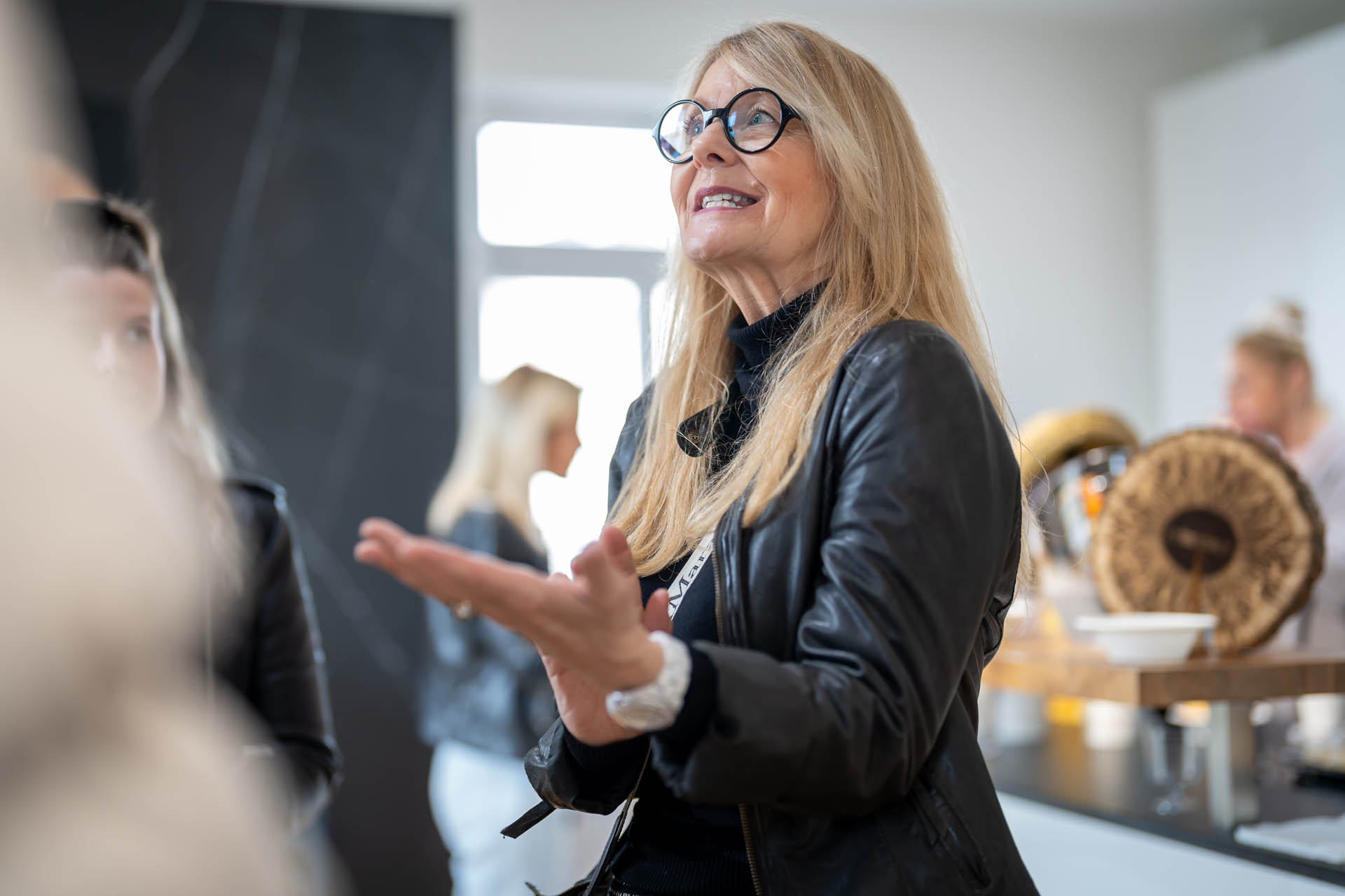 Rita Fasel an der Eröffungsfeier Iris Foto Luzern