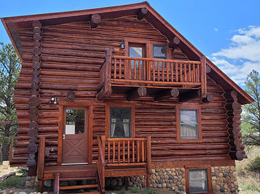 Log Home in Restoration in Chaffee County