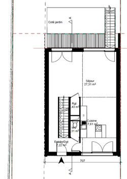 Arcueil - Maison Individuelle_plan RDC