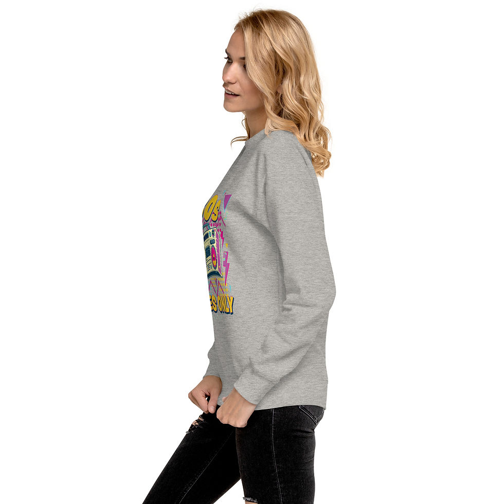 Thumbnail: 80s Vibes Only Unisex Premium Sweatshirt