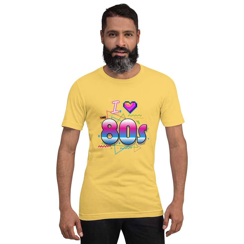 Thumbnail: I Heart the 80s Unisex t-shirt