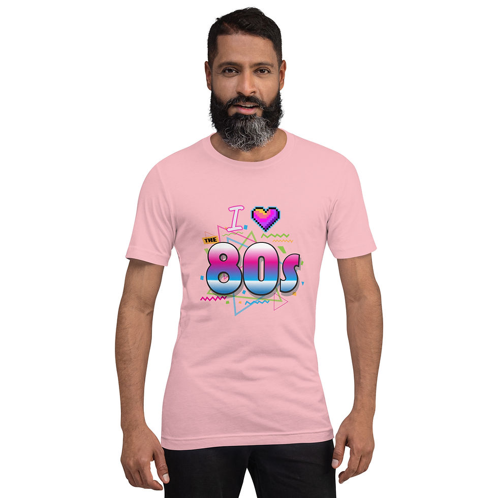 Thumbnail: I Heart the 80s Unisex t-shirt