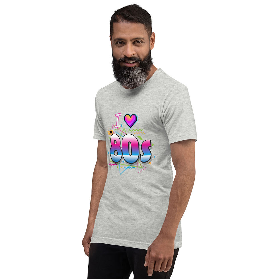 Thumbnail: I Heart the 80s Unisex t-shirt