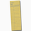 Thumbnail: Yellow Library Card Wooden Bookmark