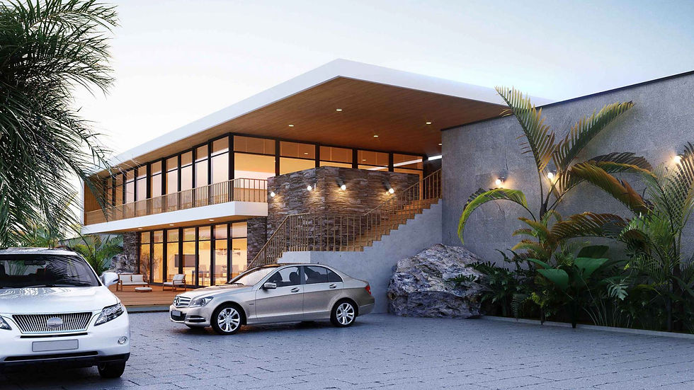 Driveway view