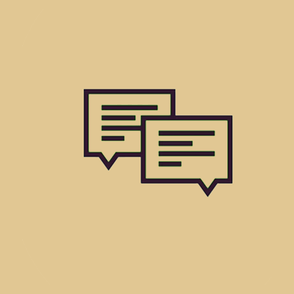 image de deux bulles de discussion