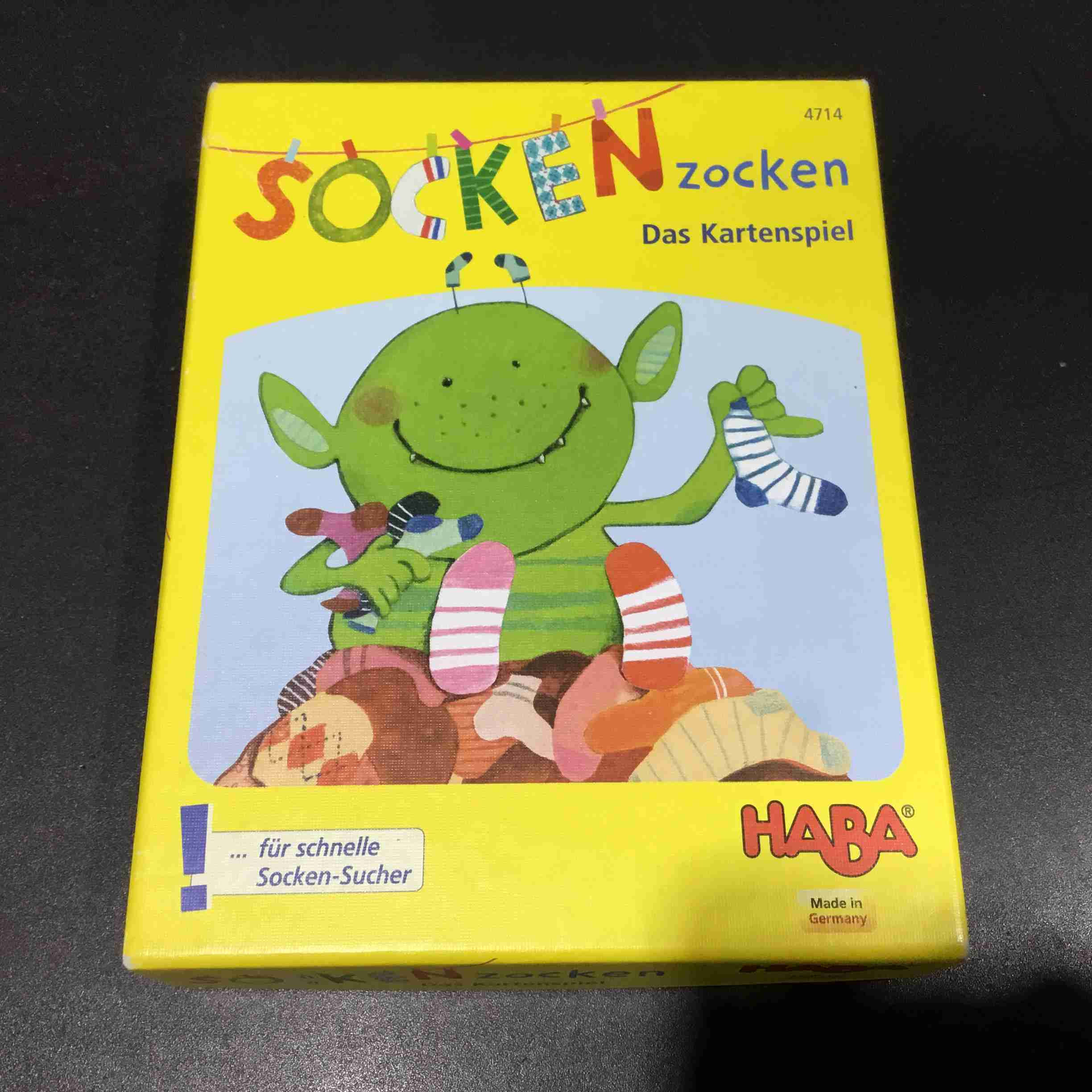箱傷・中古・和訳なし｜ソックスモンスターカードゲーム Socken zocken Das Kartenspiel