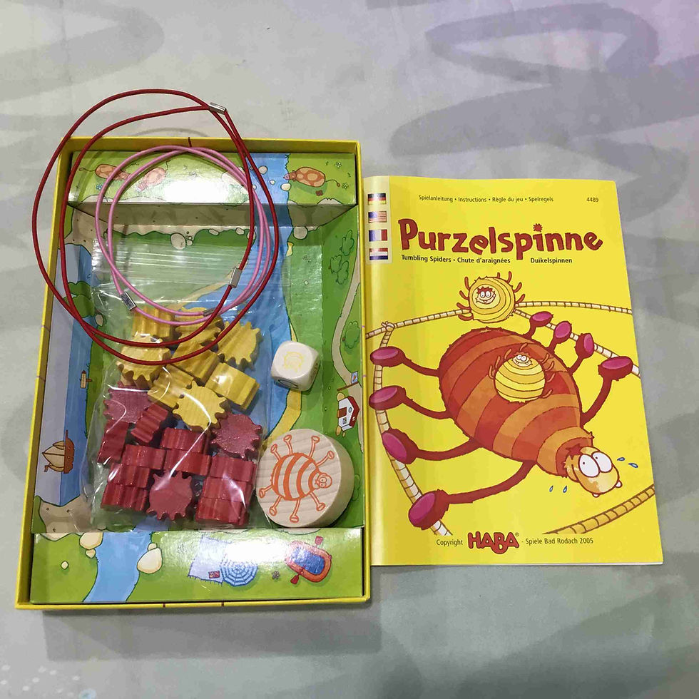 サムネイル： 箱傷・中古・和訳なし｜でんぐりクモさん Purzelspinne