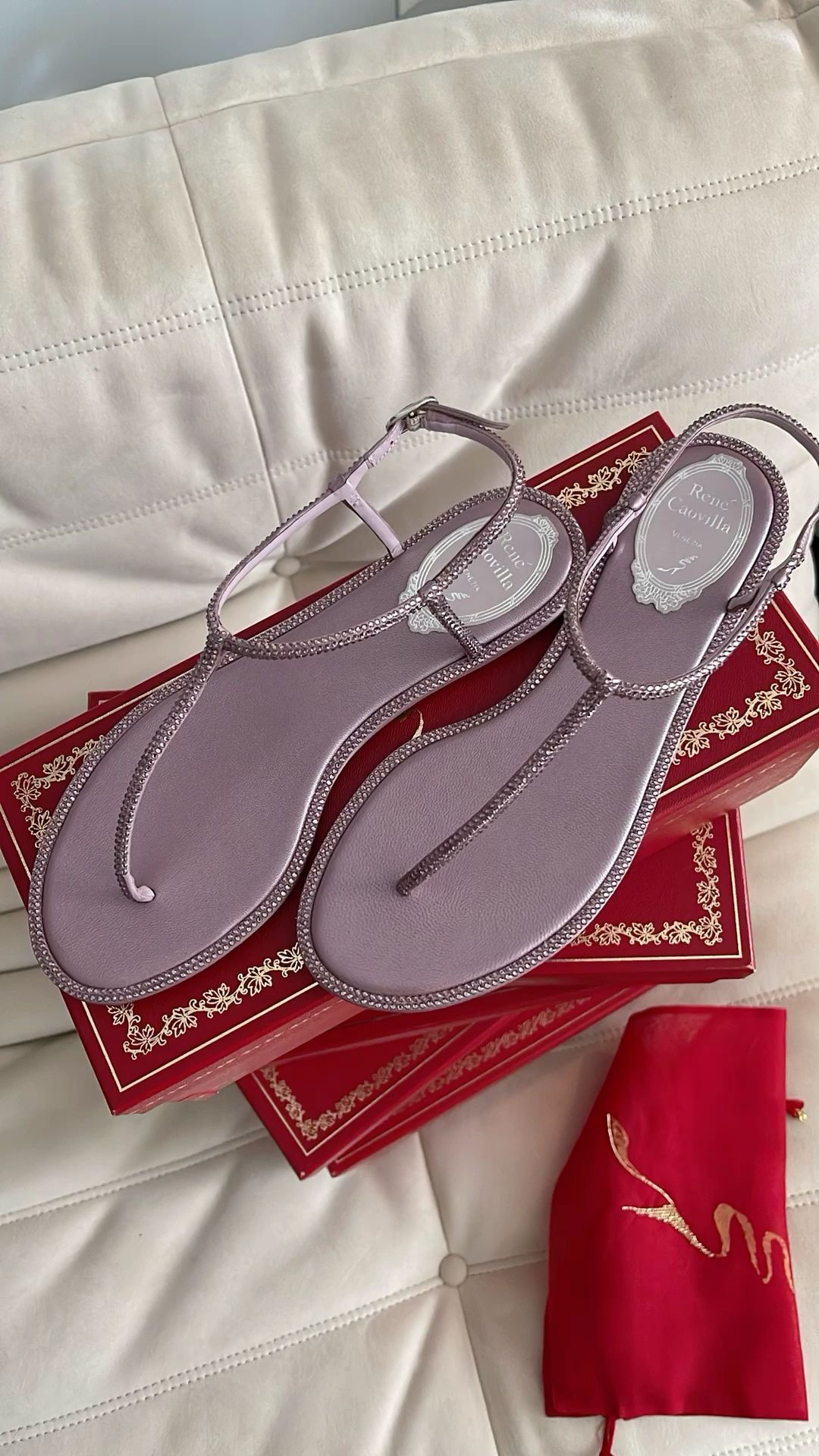 Rene Caovilla Diana Wisteria Sandals