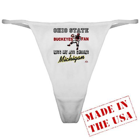Ohio State Thong Panty