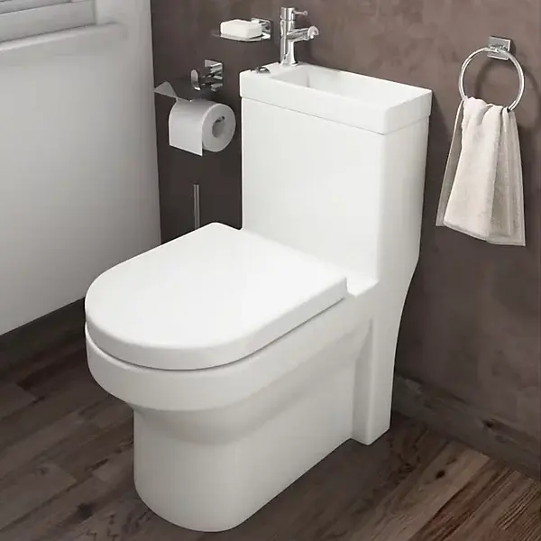 Arley Integrated 2 in 1 Toilet Basin & Tap - 23701P2-J