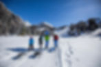 Rodel aus Aluminium für Wintersportverleihe