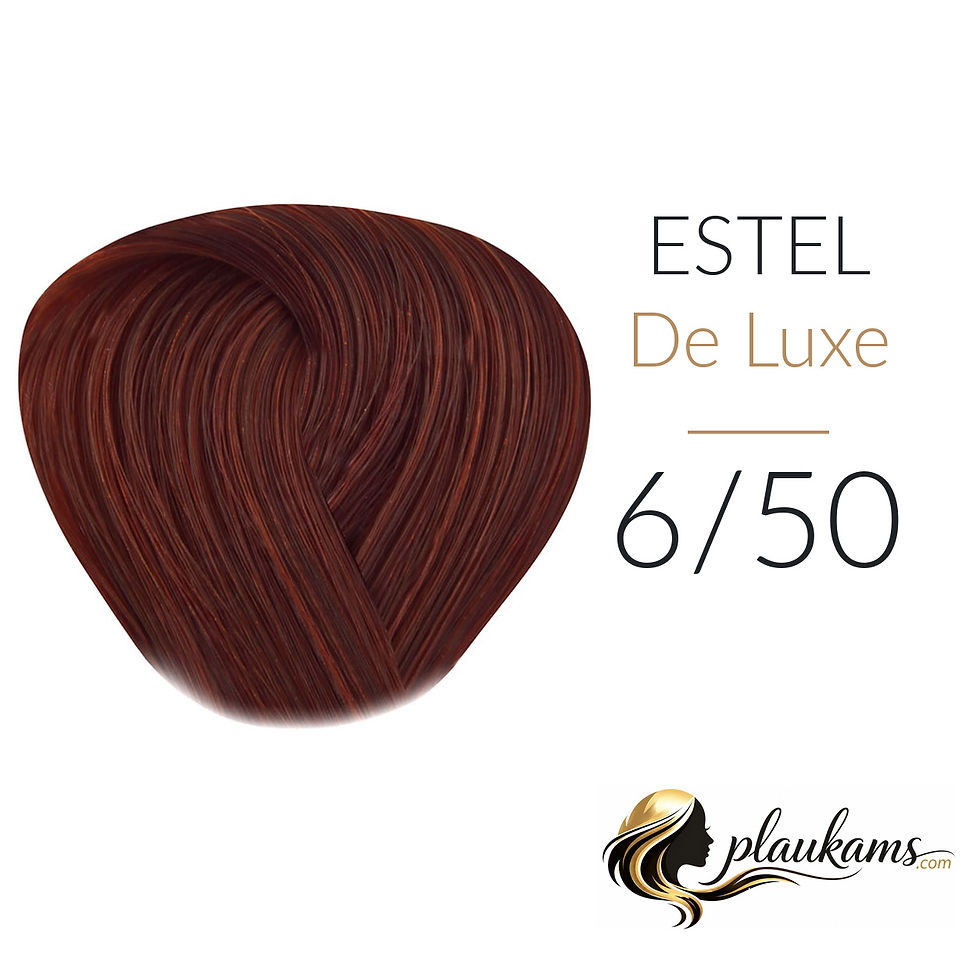 ESTEL De Luxe 6/50 plaukų dažai 60 ml