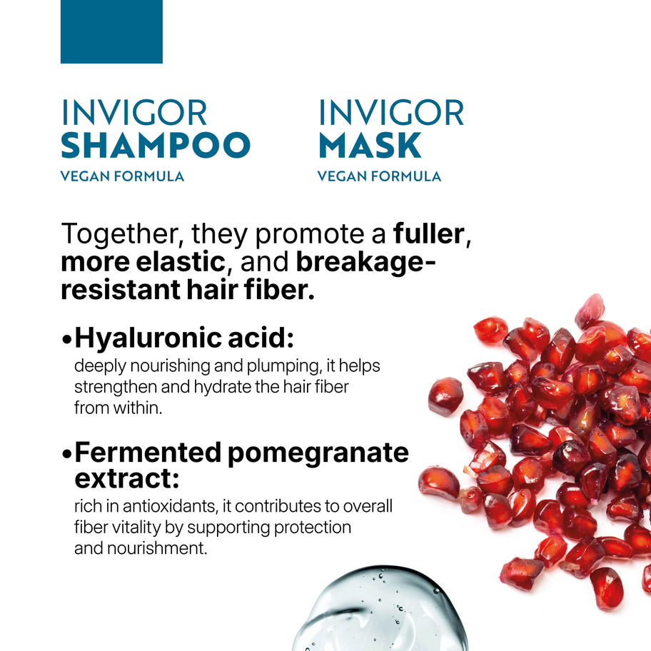 INVIGOR šampūnas ploniems, pažeistiems,nusilpusiems plaukams su hialuronu 1000ml