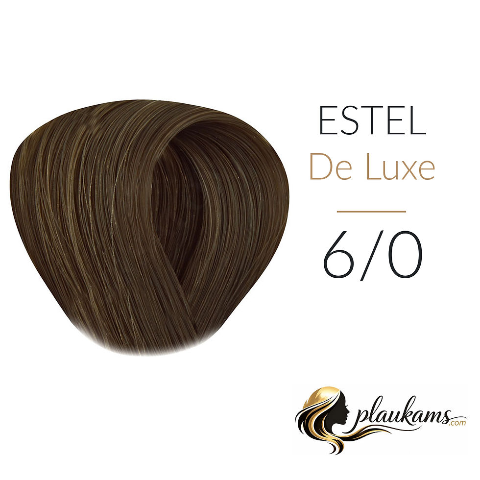 ESTEL De Luxe 6/0 plaukų dažai 60 ml
