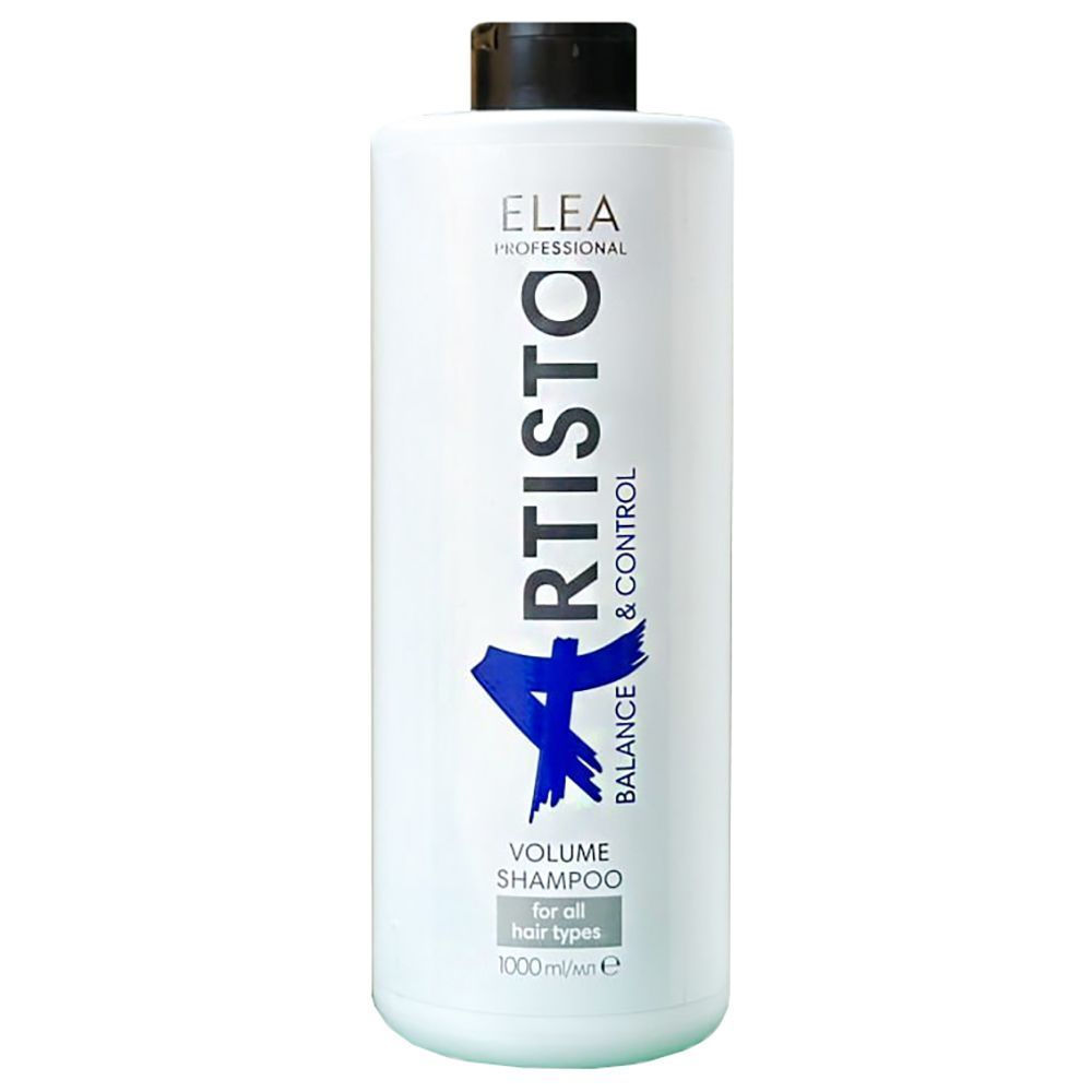 ELEA PROFESSIONAL ARTISTO apimtį suteikiantis šampūnas 1000 ml Padidina plaukų apimtį nuo šaknų iki pat galiukų. Švelniai